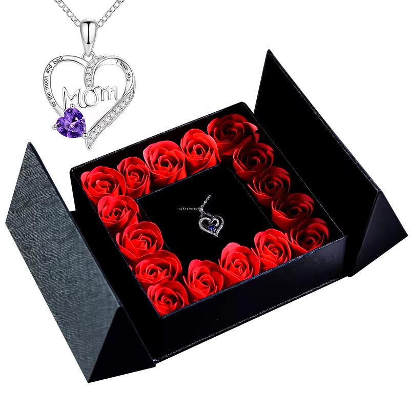 Timeless Necklace Rose Gift Box