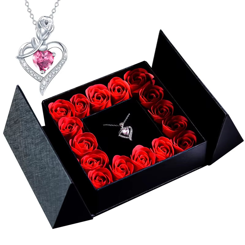 Timeless Necklace Rose Gift Box
